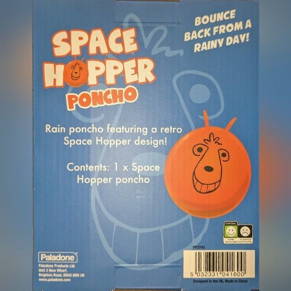 Space Hopper Rain Poncho - Picture 2 of 2